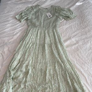 NWT Smocked Crown & Ivory Maxi Dress